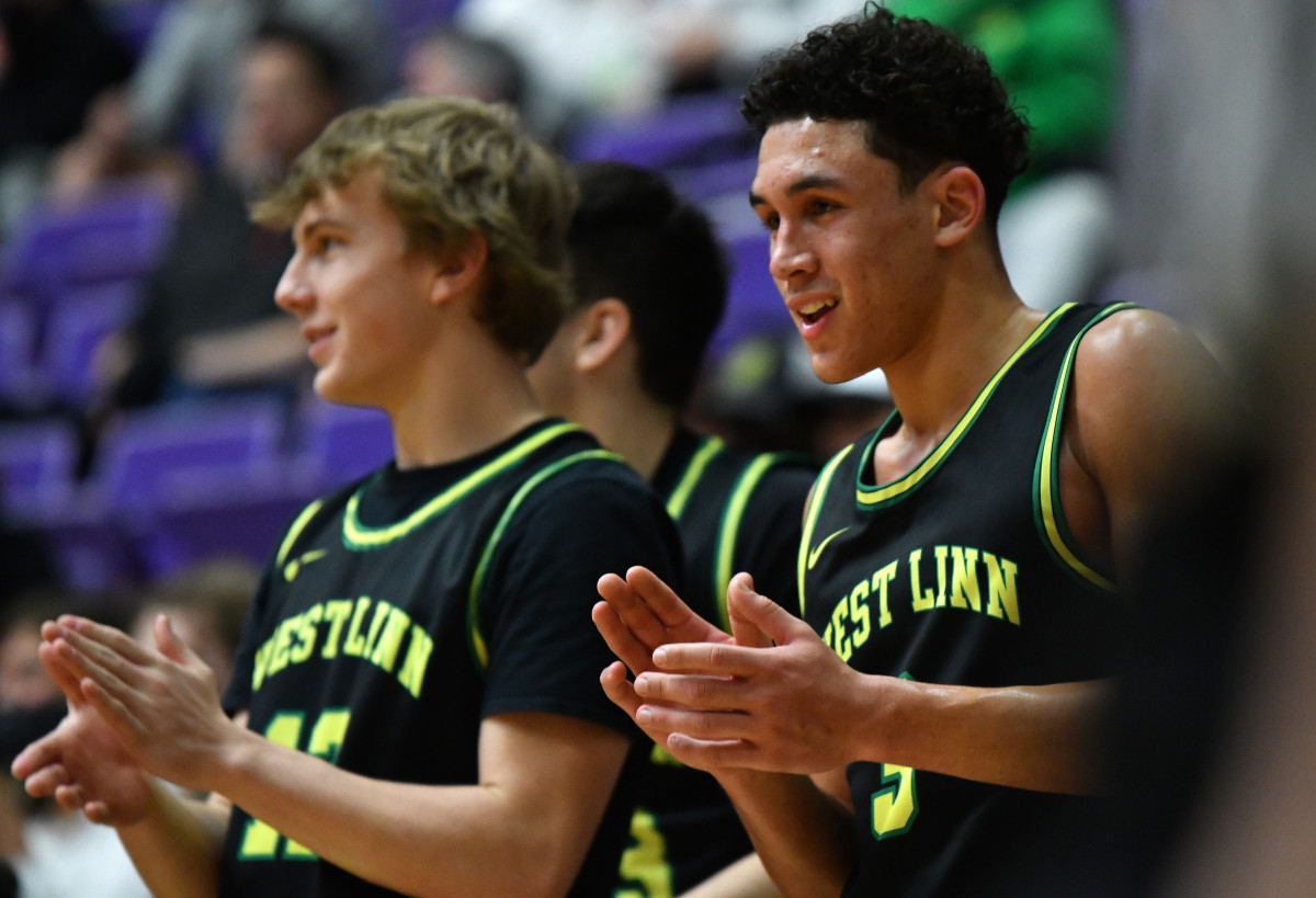 West Linn South Medford boys basketball Taylor Balkom 49